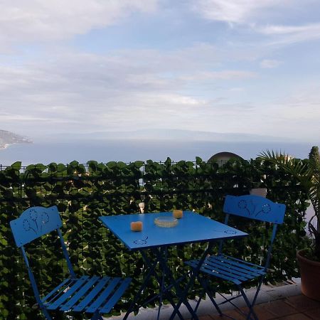 "Sea-See" Studio Taormina Center - Bellissima Vista Mare - Corner Kitchen Exteriér fotografie